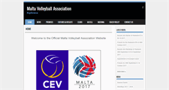 Desktop Screenshot of maltavolleyball.org